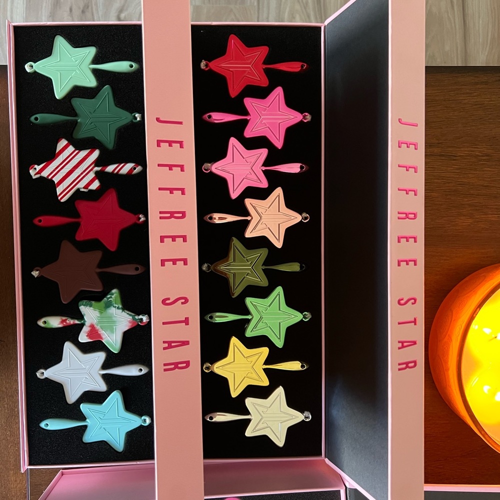 Jeffree Star mirror ornaments and tree topper - Picture 2 of 4